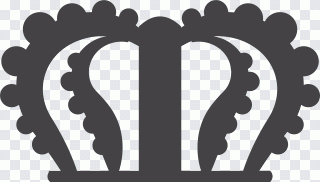 Black simple lace crown, black, simple, lace PNG