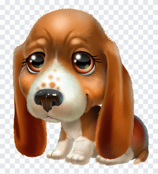 Filhote, cachorro, olhos, grande, sentado PNG