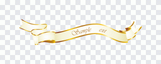 Fonte, amarelo, brilhante, inglês, fita PNG