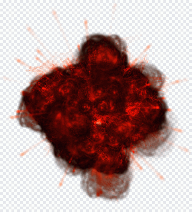 Explosión, tinta, rojo, armas PNG