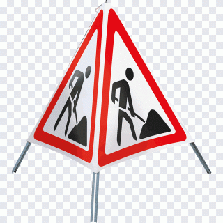 Emploi, panneau routier, panneau, triangle PNG