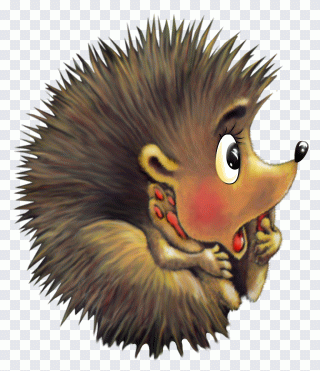 Hérisson, chanson, dessin animé PNG