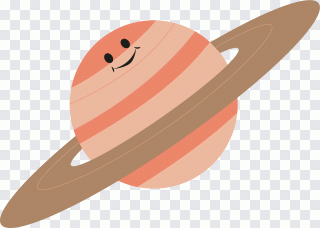 Planeta, sistema solar, sombrero, naranja PNG