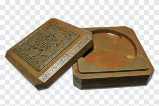 Inkstone u7aefu781a Wood carving, Yimeng PNG