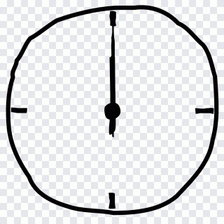White Black Pattern, Work Clock s, white PNG