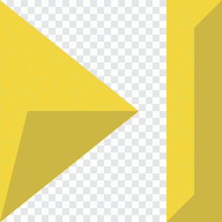 Flèche, en avant, droite, suivant, coloré PNG