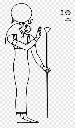 Deusa, Antigo Egito, livro de colorir PNG
