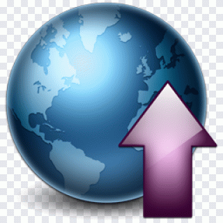 Upload, Globus, Welt, Kugel, HTML PNG