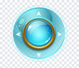Button Icon, Textured play button border PNG