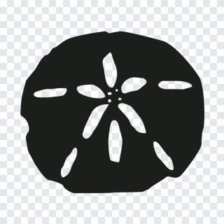 Sand dollar WPRB Silhouette, Silhouette PNG
