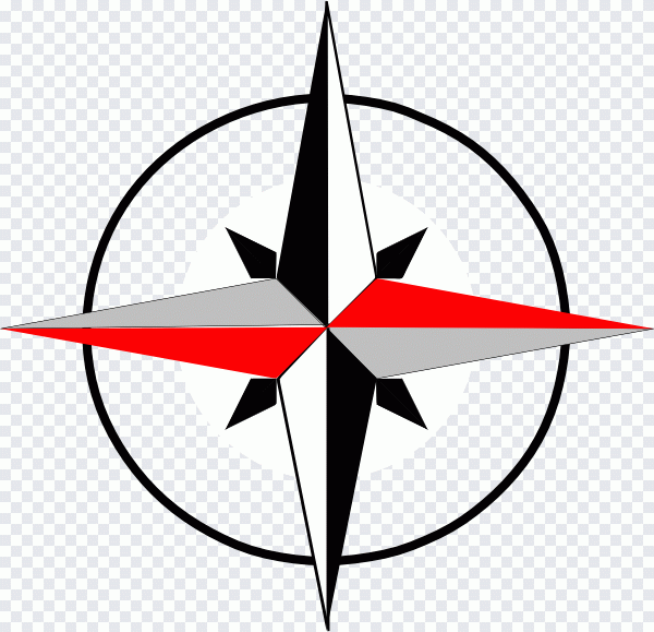 Osten, Norden, Kompass, weiß PNG