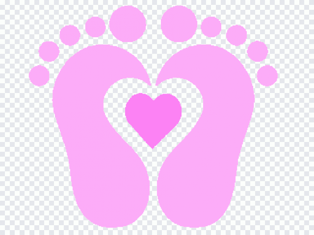 Huella, violeta, amor, morado, magenta PNG