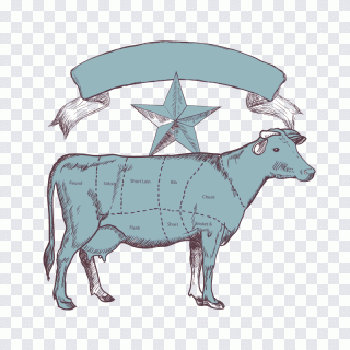 Dairy cattle Goat Ox Calf, cow parts PNG