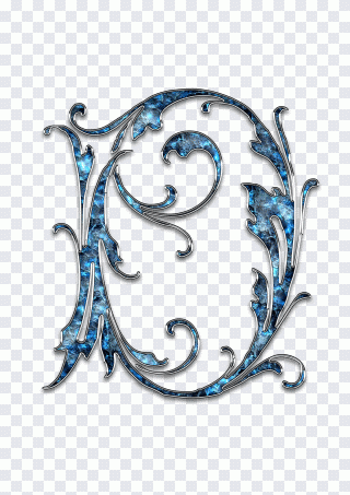 Letter, Letter D, D, Initials, Font PNG