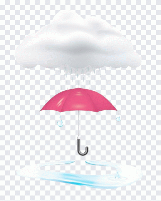 Regen, Zeichentrick, Regenschirm, rot, Wolke PNG