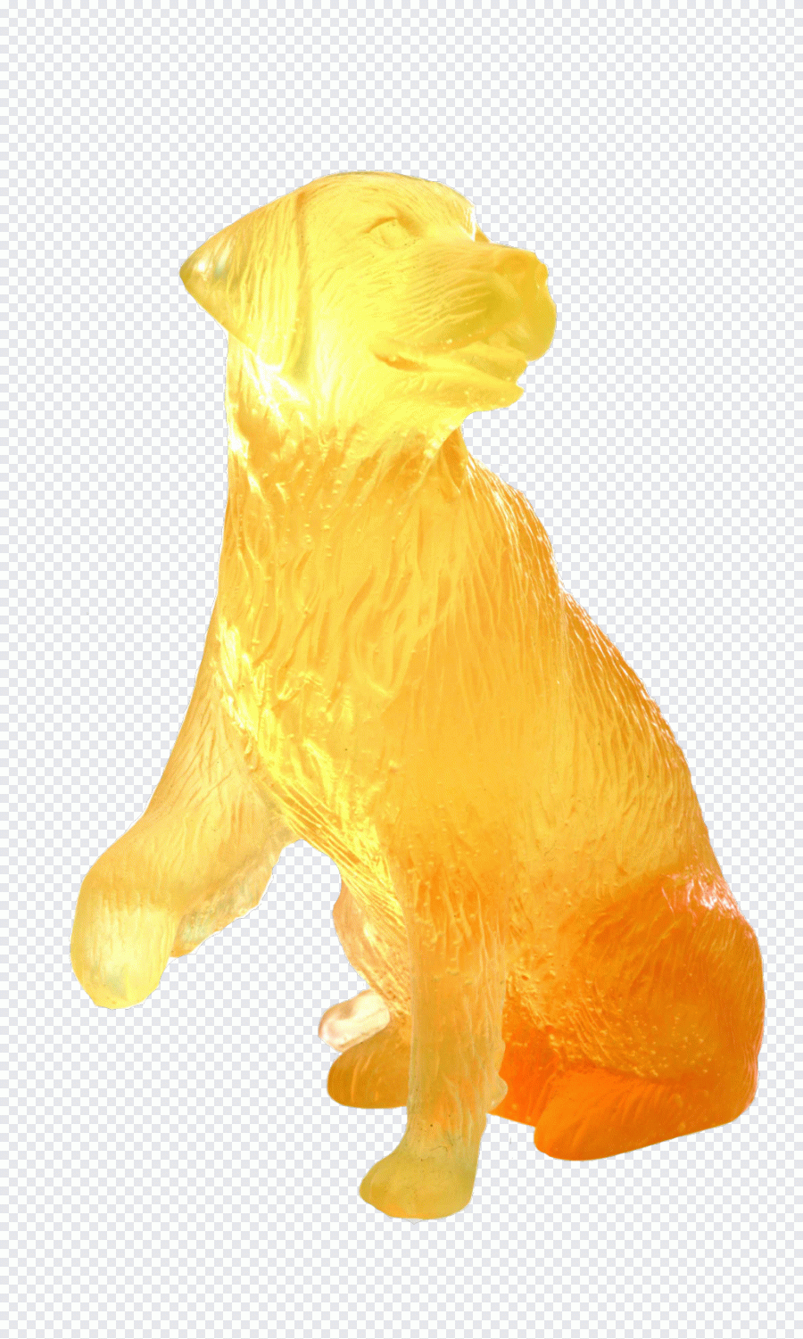 Golden Retriever Figurine Sculpture Puppy PNG