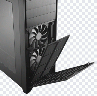 ATX, caja de ordenador, ordenador, negro PNG