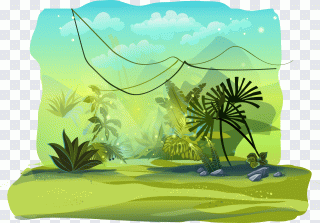 Ecosistema, lluvia, juego, hoja, paisaje PNG