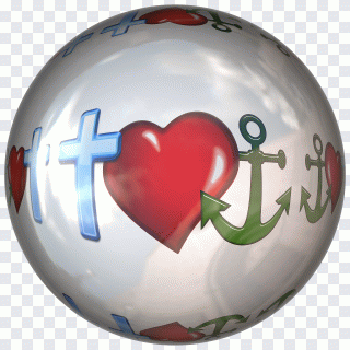Kugel, Ball, Anker, Herz, Liebe PNG