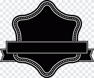 Negro, señal, insignia, motivo decorativo PNG
