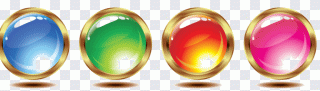 Push button, color, crystal button PNG