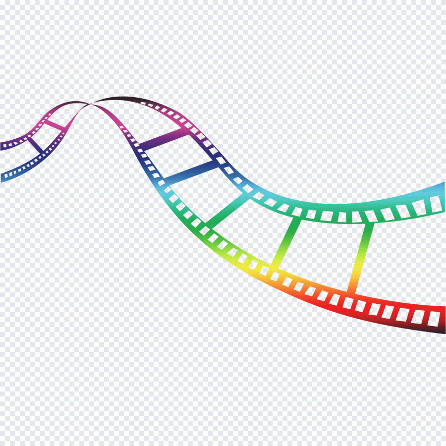 Coloré, ruban, film PNG