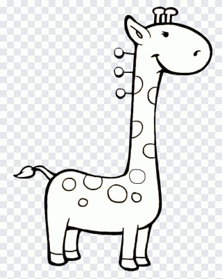 Girafe, mignonnerie, animal, enfant, blanc PNG