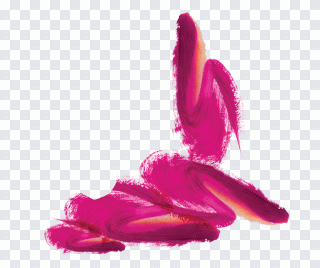 Pinceau à encre, encre, lignes, violet PNG