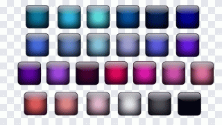 Button, Icon, Square, Colorful PNG