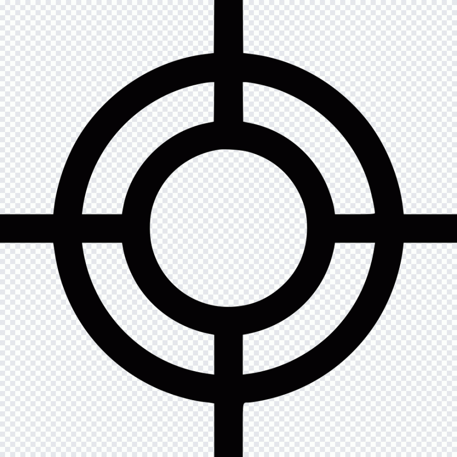 Símbolo, ponteiro, meta, design plano PNG