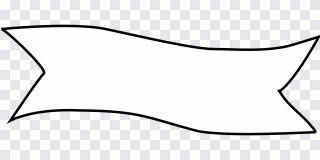 White ribbon, ribbon, banner, awards PNG