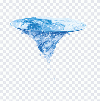 Água, espiral, azul, gota PNG