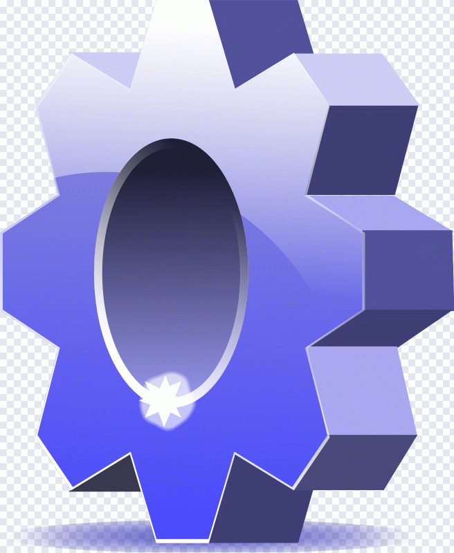 Zahnrad, blau, Hintergrundbild, Farbe PNG