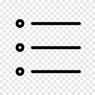 Bullet, disc, list, menu, options PNG