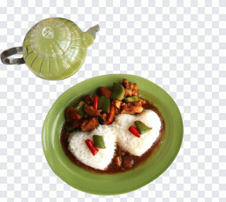 Culinária indiana, arroz, frango PNG