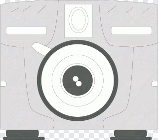Camera Black and white, Gray camera PNG