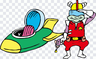 Nave espacial, Próximo, alienígena, em pé PNG