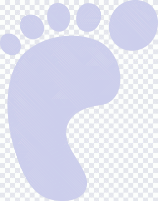 Empreinte, pied, mignon, violet, bleu PNG