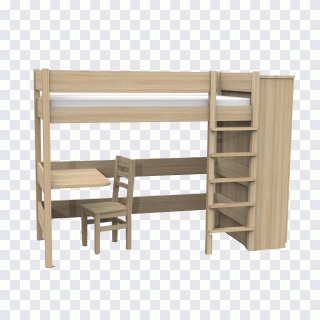 Bunk bed Mattress Dormitory Bedroom, A PNG