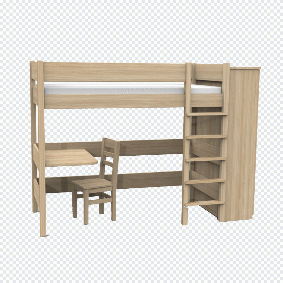 Bunk bed Mattress Dormitory Bedroom, A PNG