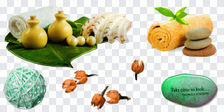 Spa, Öl, Handtuch, Steine PNG