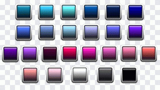 Button, Icon, Square, Colorful PNG