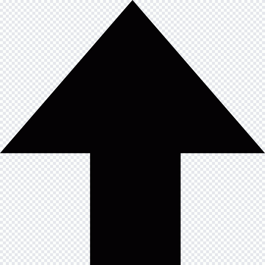 Seta, upload, preto PNG