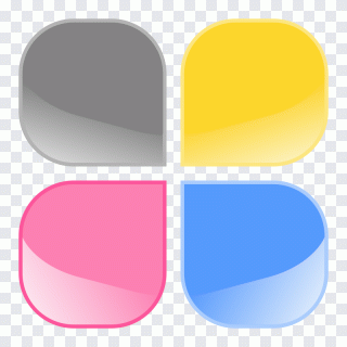 Button Square, Ticket Stub, rectangle, color PNG