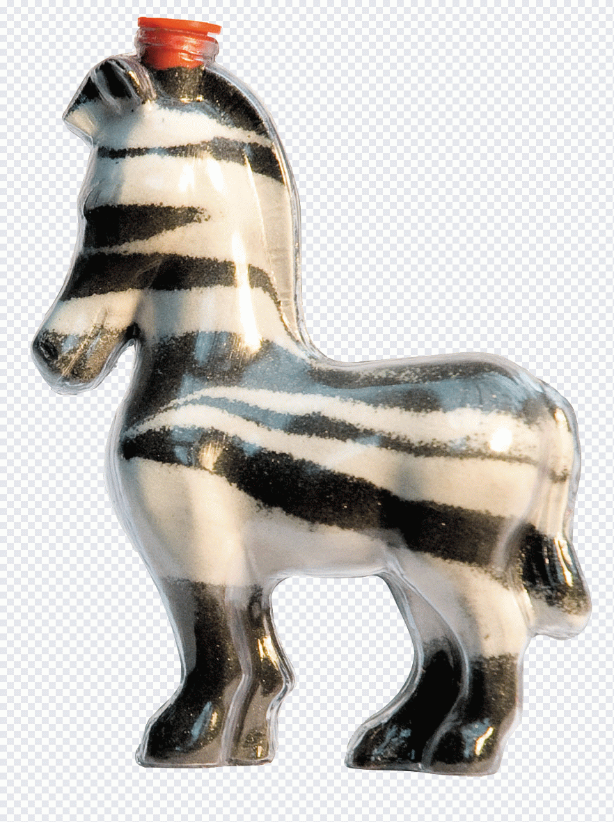 Zèbre, sable, bouteille, animaux, couleur PNG