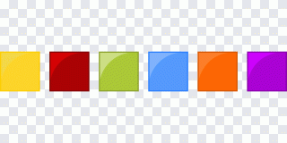 Button, Square, Glossy, Color, Green PNG