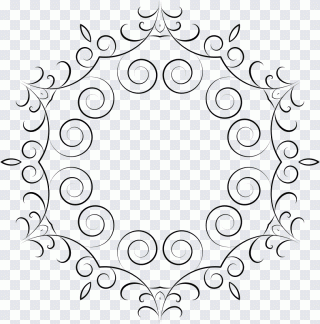 Black and white Frames, simple Frames, white PNG