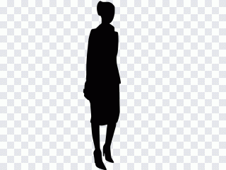 Женщина, силуэт, животные, рука PNG