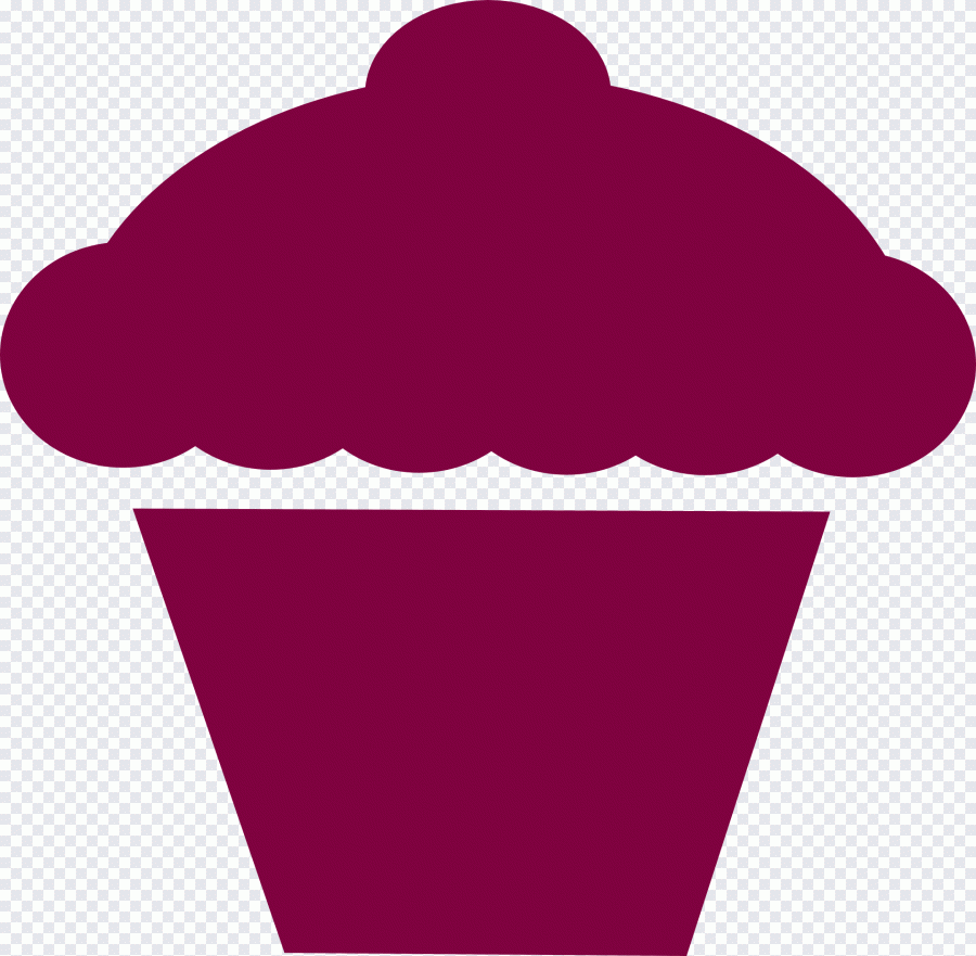 Cupcake, Pink, Purple, Pictogram, Icing PNG
