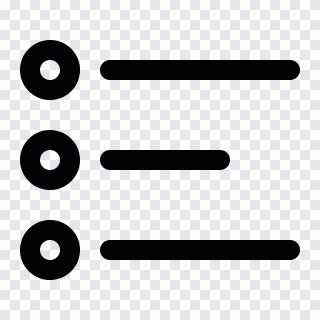 Bullet, editing, list, points, text PNG